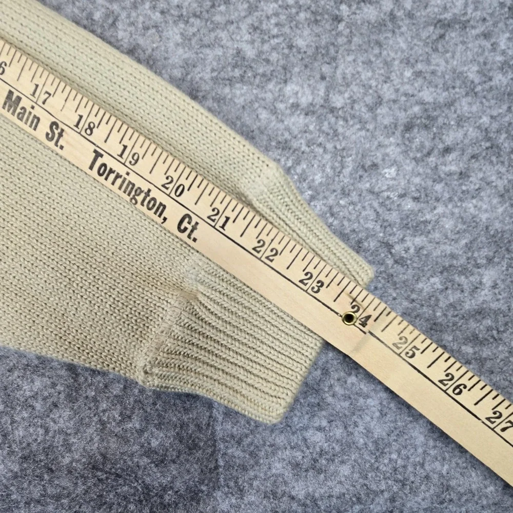Woods & Gray Sweater Mens Extra Large Beige Crest Embroidered Cotton Pullover XL - Picture 14 of 16